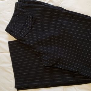Gap women's size 8R black striped pants